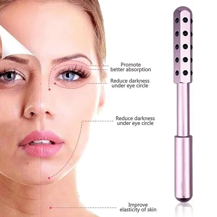 30 Germanium Beauty Stick Massage Beauty Stick Gesichtsroller Facelifting-Stab Anti-Falten-Gesichtsmassagegerät Hautpflege-Tool Derma Rolling Face Massage Roller Zauberstab
