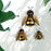 Idyllische Bienen-Wanddekoration aus Eisen