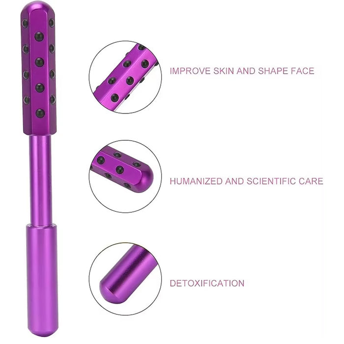 30 Germanium Beauty Stick Massage Beauty Stick Gesichtsroller Facelifting-Stab Anti-Falten-Gesichtsmassagegerät Hautpflege-Tool Derma Rolling Face Massage Roller Zauberstab